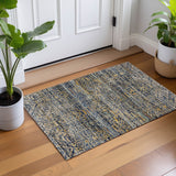 Dalyn Vico VC8 Navy Rug shown in a room