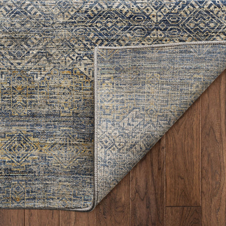 Dalyn Vico VC8 Navy Rug backing detail