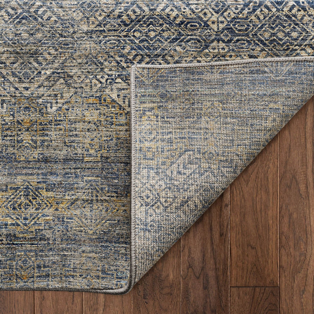 Dalyn Vico VC8 Navy Rug backing detail