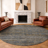 Dalyn Vico VC8 Navy Rug shown in a room