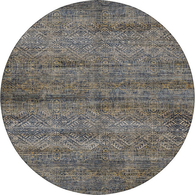 Dalyn Vico VC8 Navy Rug round rug