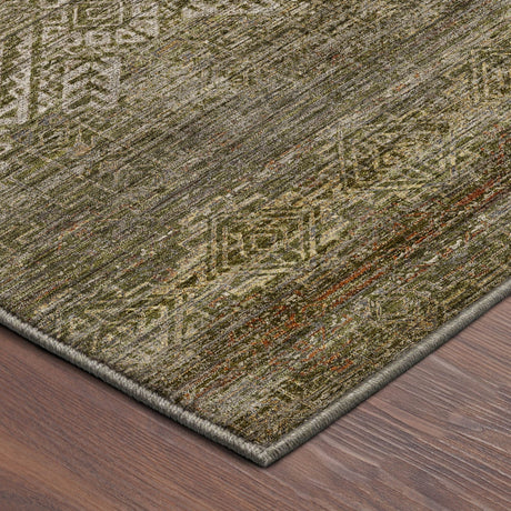 Dalyn Vico VC8 Olive Rug corner detail