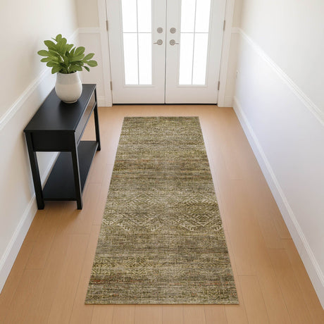 Dalyn Vico VC8 Olive Rug shown in a room