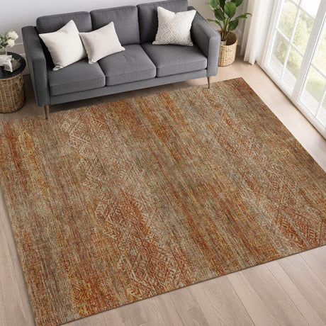 Dalyn Vico VC8 Paprika Rug shown in a room