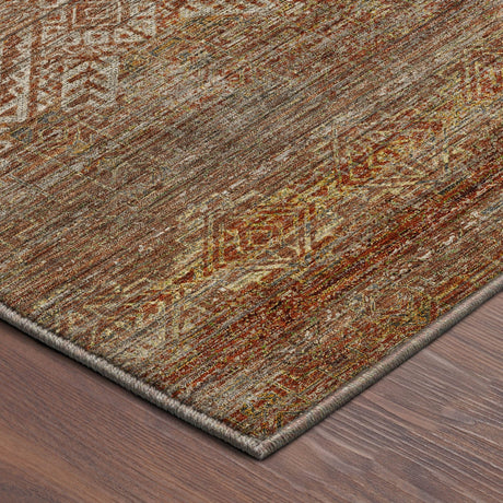 Dalyn Vico VC8 Paprika Rug corner detail