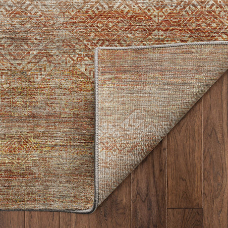 Dalyn Vico VC8 Paprika Rug backing detail