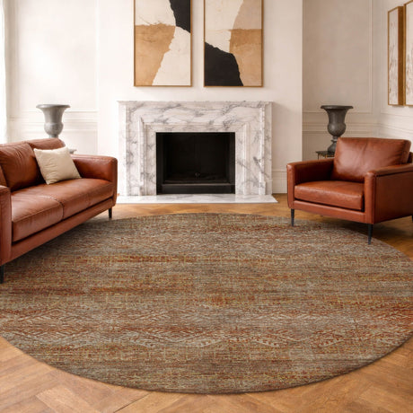 Dalyn Vico VC8 Paprika Rug shown in a room