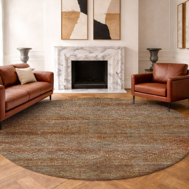 Dalyn Vico VC8 Paprika Rug shown in a room