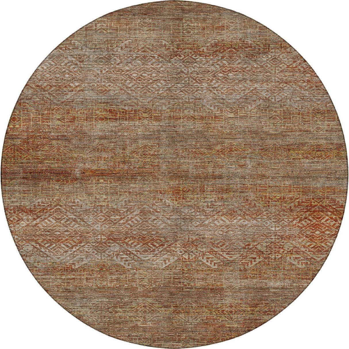 Dalyn Vico VC8 Paprika Rug round rug