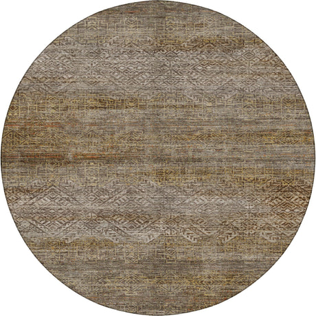 Dalyn Vico VC8 Taupe Rug round rug