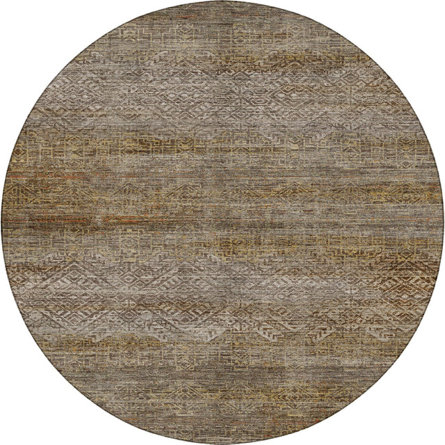 Dalyn Vico VC8 Taupe Rug round rug