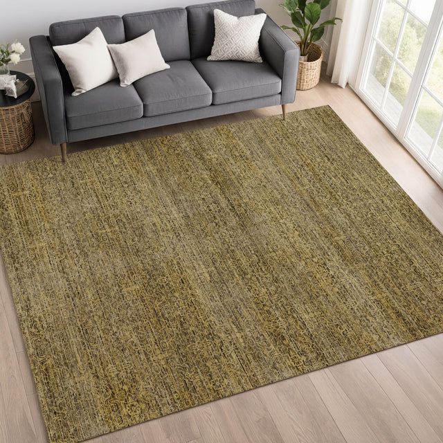 Dalyn Vico VC9 Gold Rug shown in a room