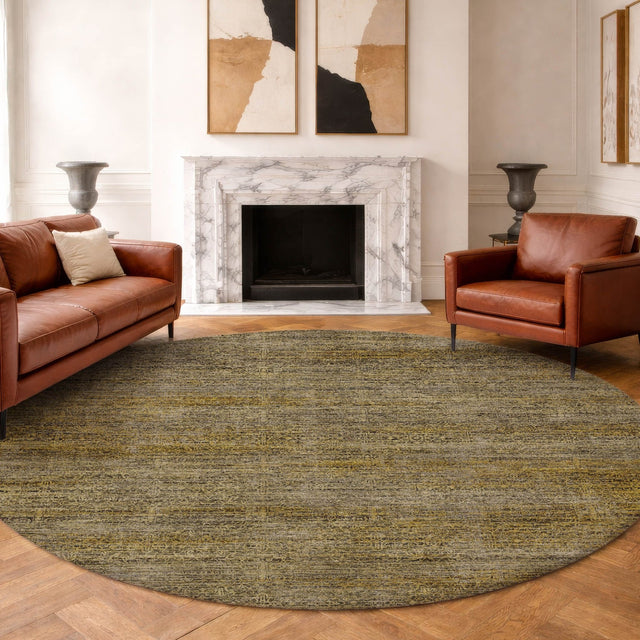 Dalyn Vico VC9 Gold Rug shown in a room