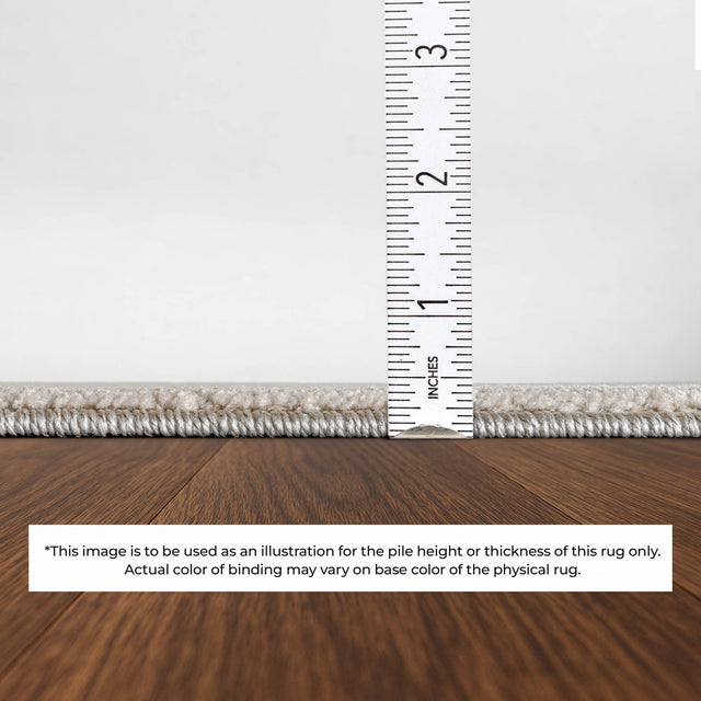 Dalyn Vico VC9 Graphite Rug pile height detail