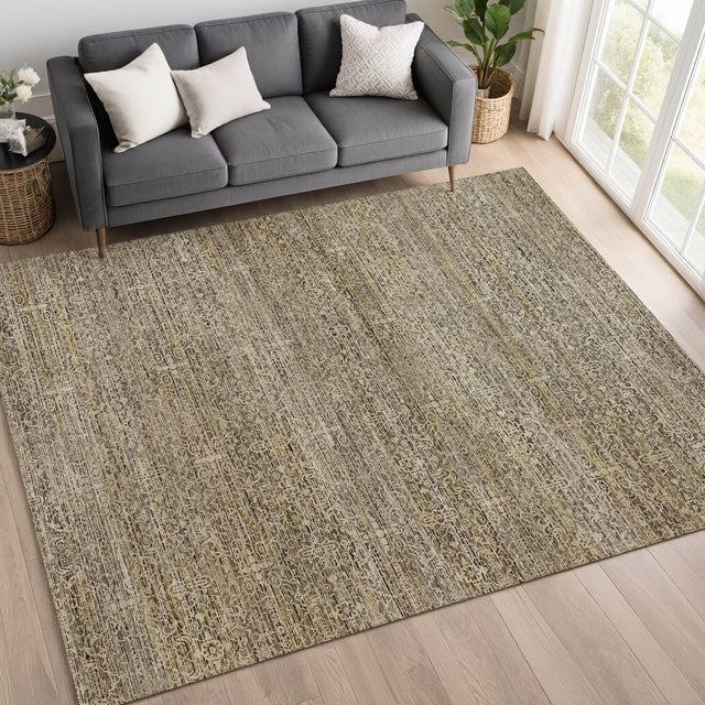 Dalyn Vico VC9 Khaki Rug shown in a room