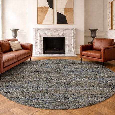Dalyn Vico VC9 Navy Rug shown in a room