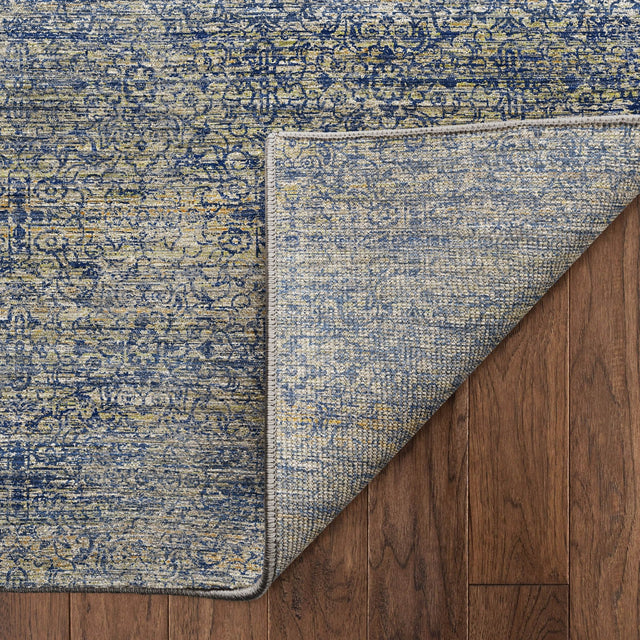 Dalyn Vico VC9 Navy Rug backing detail