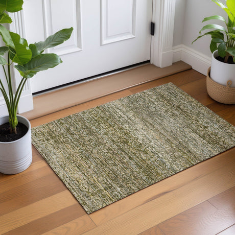 Dalyn Vico VC9 Olive Rug shown in a room