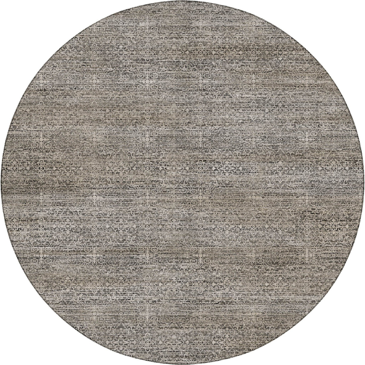 Dalyn Vico VC9 Silver Rug round rug