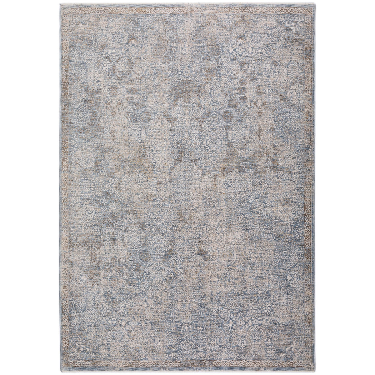 Dalyn Vienna VI5 Machine Made Traditional Blue Rug