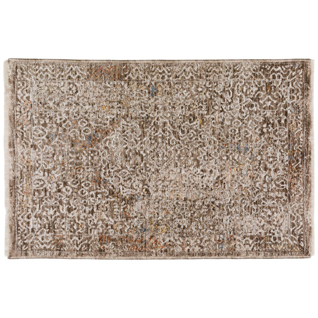 Dalyn Vienna VI5 Machine Made Traditional Brown Rug