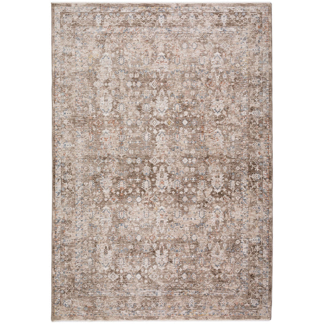 Dalyn Vienna VI6 Machine Made Traditional Brown Rug
