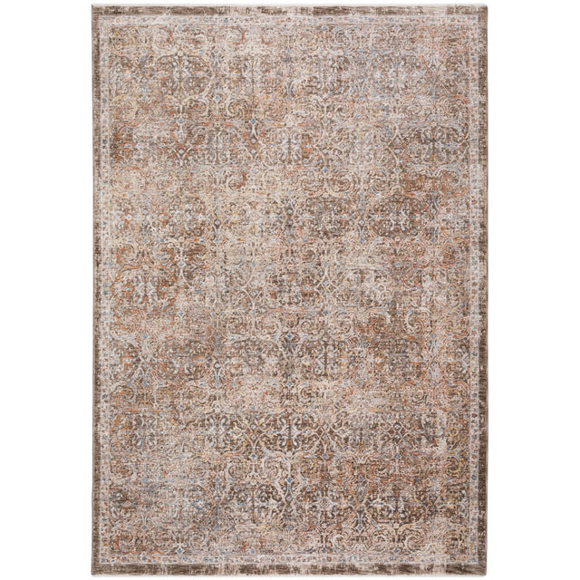 Dalyn Vienna VI7 Machine Made Traditional Brown Rug