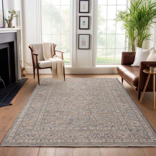 Dalyn Vienna VI8 Machine Made Traditional Blue Rug