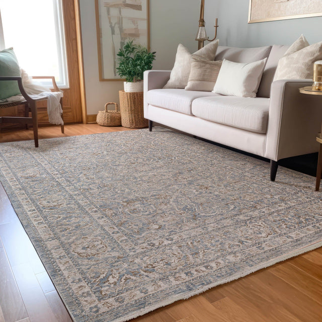 Dalyn Vienna VI8 Machine Made Traditional Blue Rug