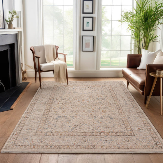 Dalyn Vienna VI8 Machine Made Traditional Ivory Rug