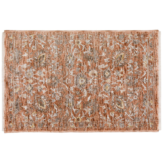 Dalyn Vienna VI9 Machine Made Traditional Orange Rug