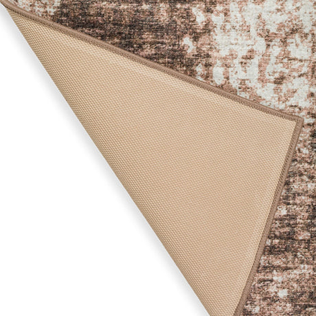 Dalyn Winslow WL1 Chocolate Rug backing detail