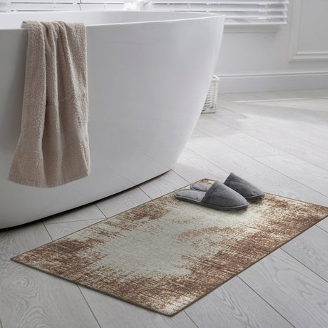 Dalyn Winslow WL1 Chocolate Rug shown in a room