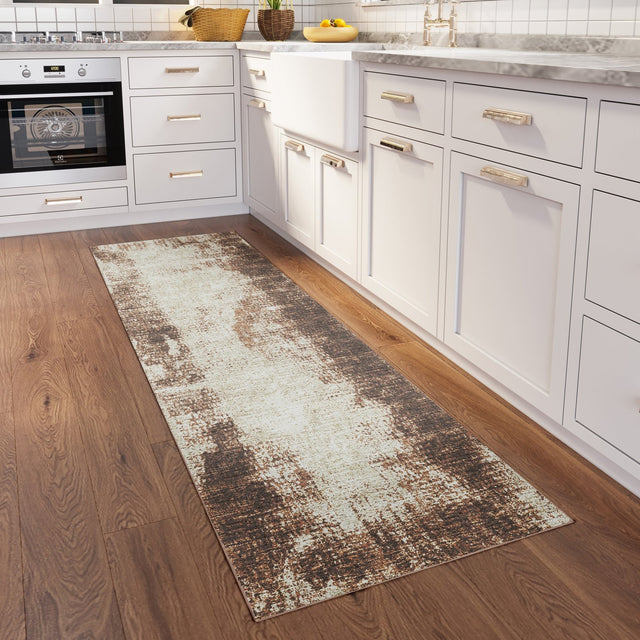 Dalyn Winslow WL1 Chocolate Rug shown in a room
