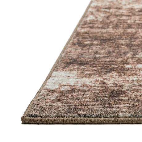 Dalyn Winslow WL1 Chocolate Rug finished edge detail