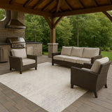 Dalyn Winslow WL1 Ivory Rug outdoor lifestyle image