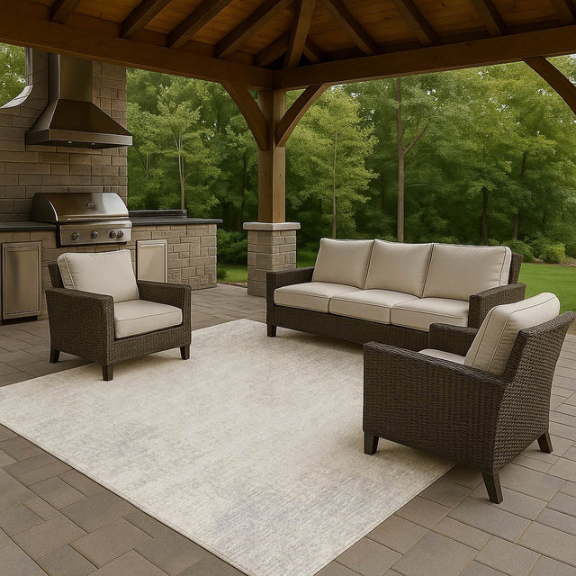 Dalyn Winslow WL1 Ivory Rug outdoor lifestyle image