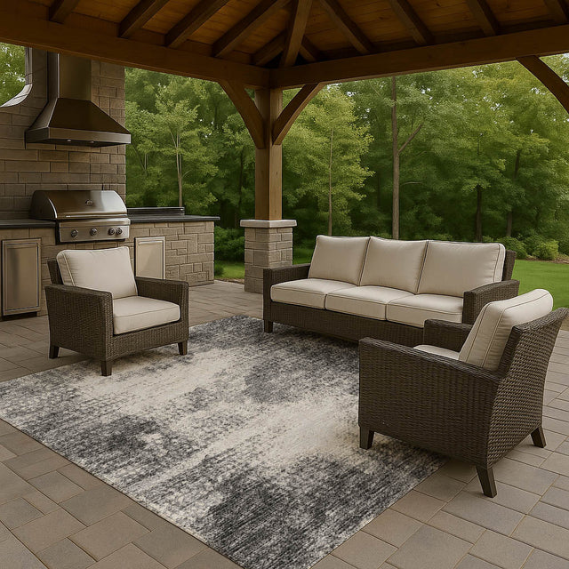 Dalyn Winslow WL1 Midnight Rug outdoor lifestyle image