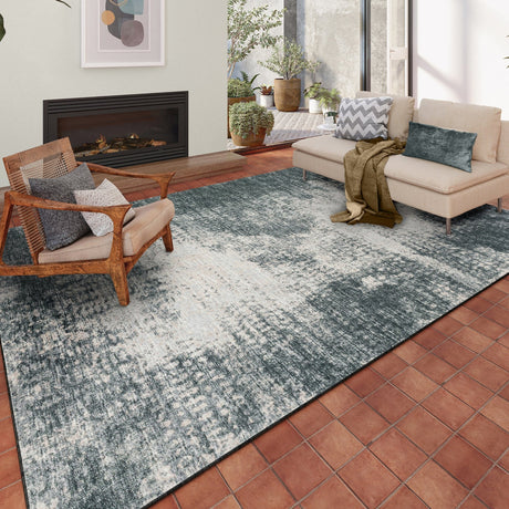 Dalyn Winslow WL1 Midnight Rug shown in a room