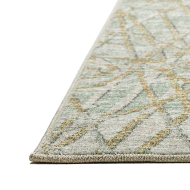 Dalyn Winslow WL2 Aloe Rug finished edge detail