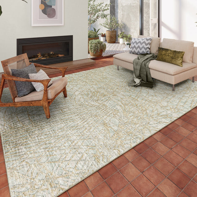 Dalyn Winslow WL2 Aloe Rug shown in a room