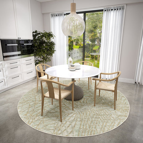 Dalyn Winslow WL2 Aloe Rug shown in a room