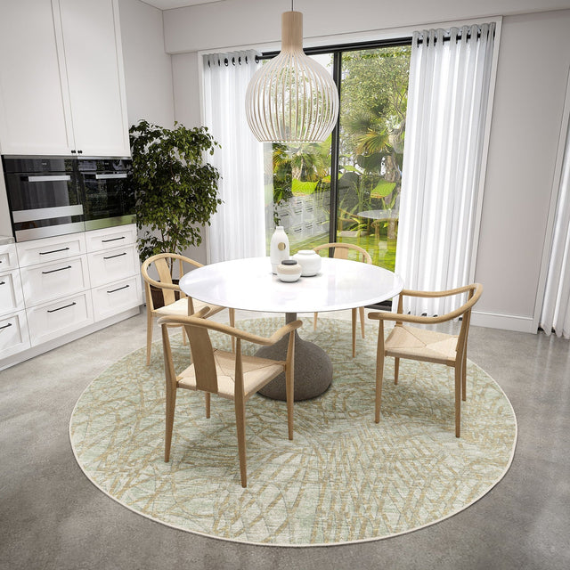 Dalyn Winslow WL2 Aloe Rug shown in a room