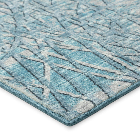 Dalyn Winslow WL2 Indigo Rug corner detail