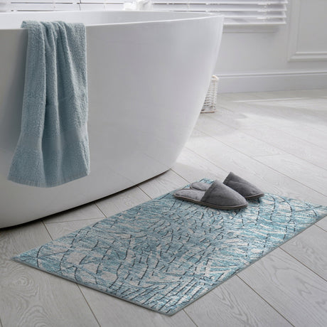 Dalyn Winslow WL2 Indigo Rug shown in a room