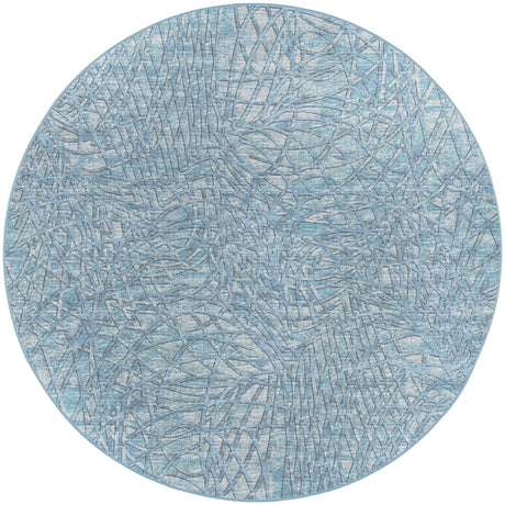 Dalyn Winslow WL2 Indigo Rug round rug