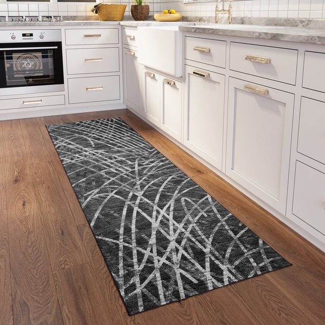 Dalyn Winslow WL2 Midnight Rug shown in a room