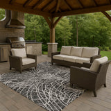 Dalyn Winslow WL2 Midnight Rug outdoor lifestyle image