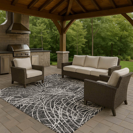 Dalyn Winslow WL2 Midnight Rug outdoor lifestyle image