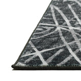 Dalyn Winslow WL2 Midnight Rug finished edge detail